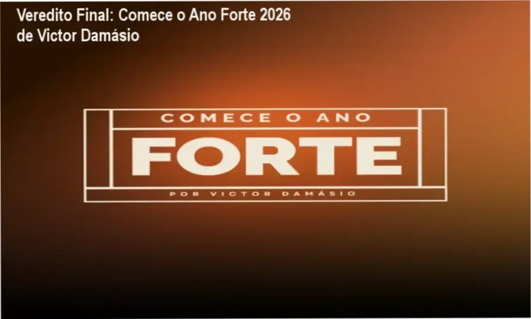 Infográfico do programa Comece o Ano Forte 2026 de Victor Damásio para criação de mentorias