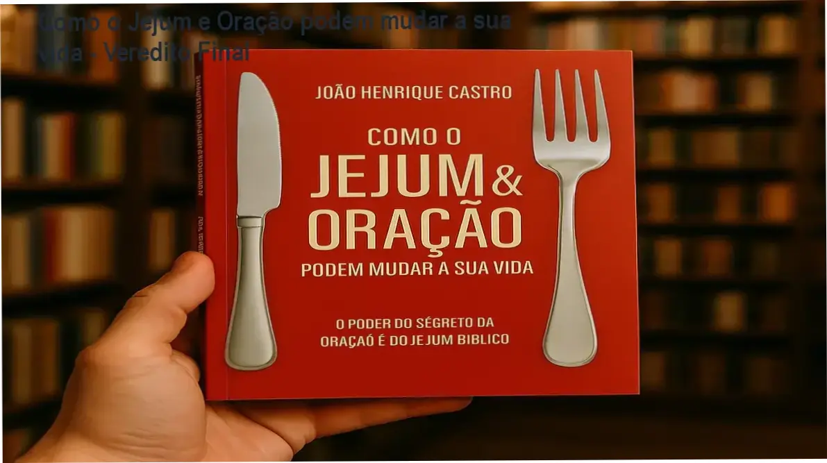 Capa do livro Como o Jejum e Oração podem mudar a sua vida de João Henrique Castro