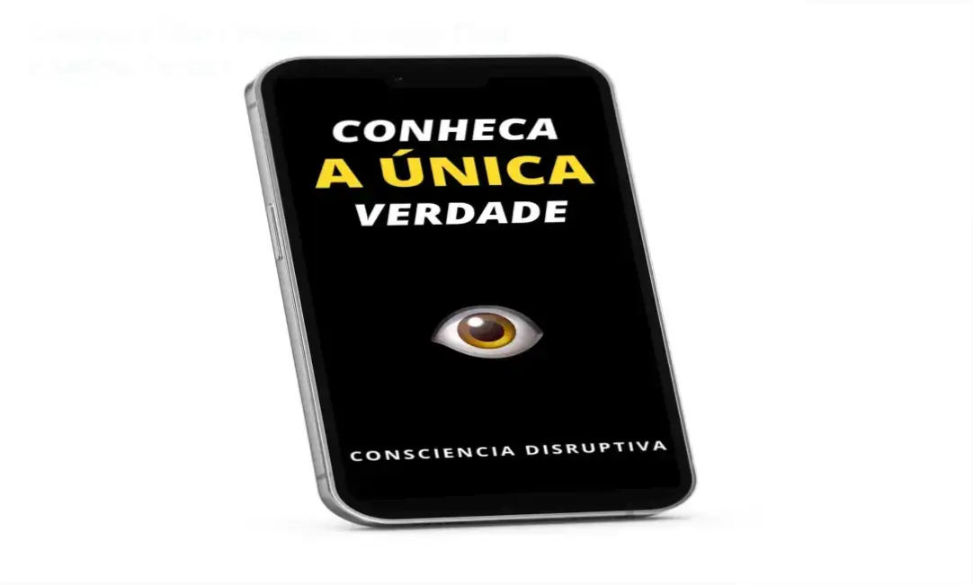 Representação visual do eBook Conheça a Única Verdade focada em mistérios e teorias alternativas