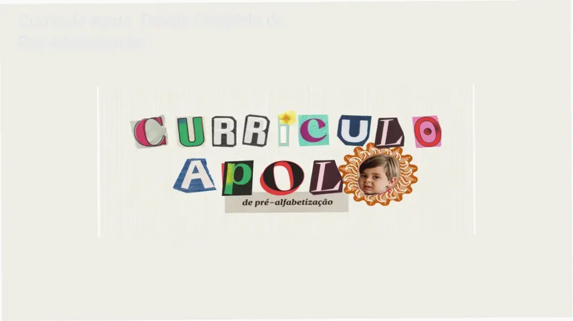Exemplo de atividades pedagógicas do Currículo Apolo para crianças de 2 a 5 anos