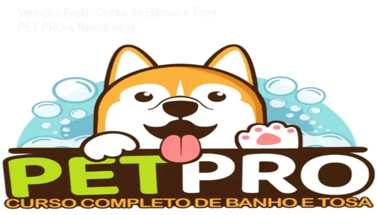 Profissional aplicando técnicas de banho e tosa do curso PET PRO em cão