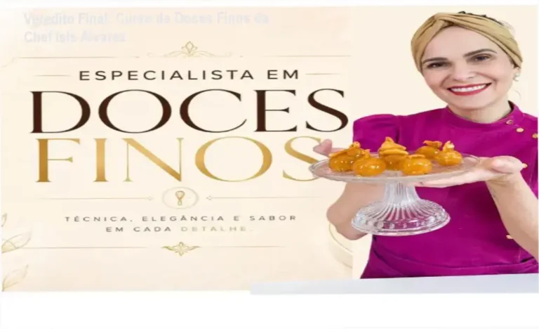 Doces finos profissionais produzidos com a técnica da Chef Isis Alvarez