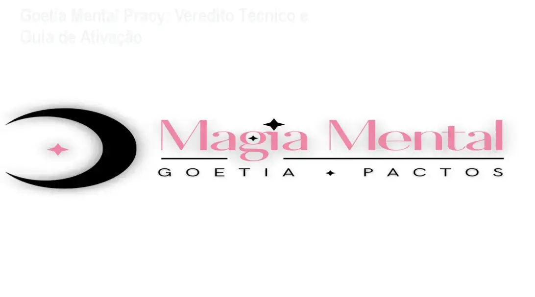 Representação visual do método de Magia Goetia Mental de Pracy para expansão de consciência