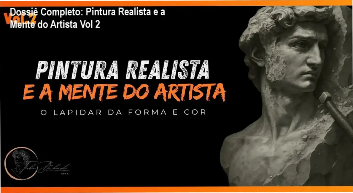 Detalhes de pintura realista em colecionável aplicando as técnicas de forma e cor de Fábio Bechinski