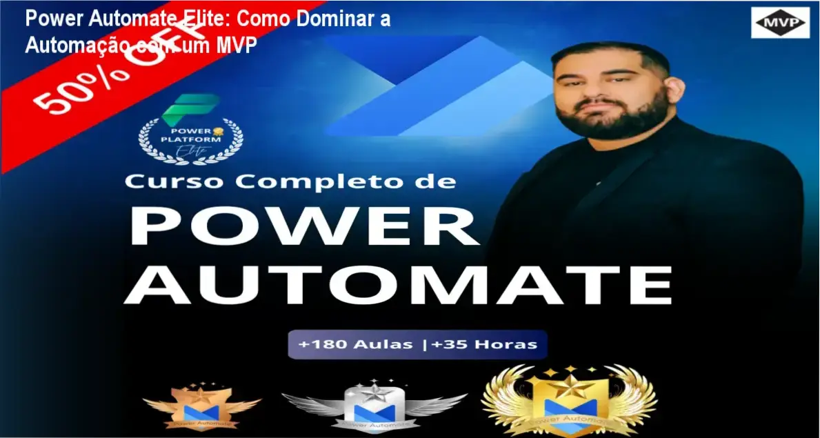 Power Automate Elite: Como Dominar a Automação com um MVP 2 https://cursoss.com.br/a-nova-pratica-juridica-com-ia-veredito-tecnico/ Interface do curso Power Automate Elite com módulos de automação de processos e RPA
