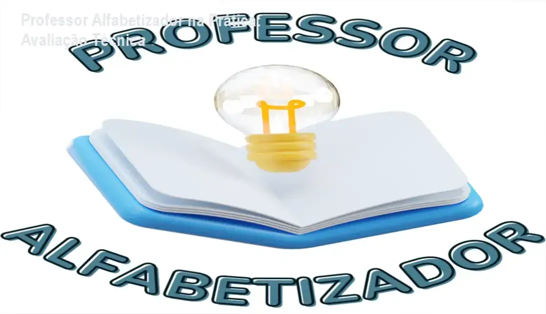 Professor utilizando atividades práticas de alfabetização em sala de aula