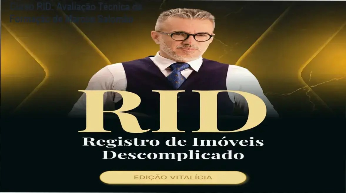 Interface do Curso Registro de Imóveis Descomplicado com foco em regularização extrajudicial