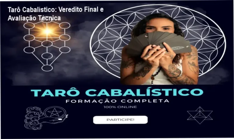 Representação da Árvore da Vida integrada aos arcanos do Tarô Cabalístico