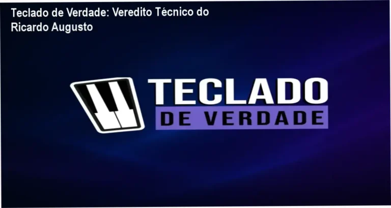 Interface do curso Teclado de Verdade com foco em teoria e prática musical