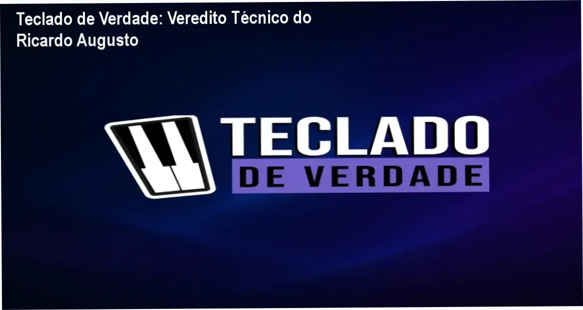 Interface do curso Teclado de Verdade com foco em teoria e prática musical