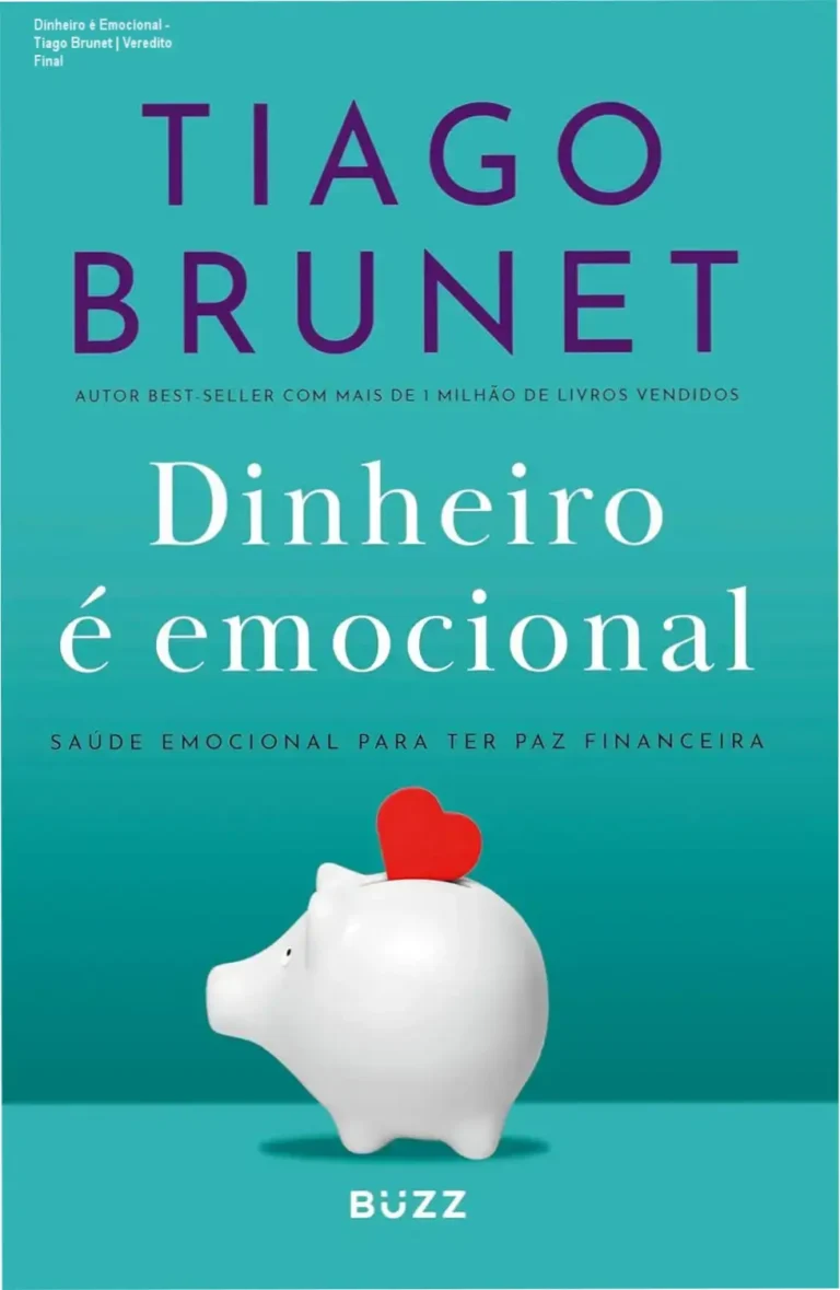 Capa do eBook Dinheiro é Emocional de Tiago Brunet sobre saúde financeira e mental