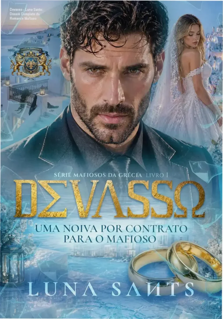 Capa do ebook Devasso de Luna Sants ilustrando romance de máfia grega