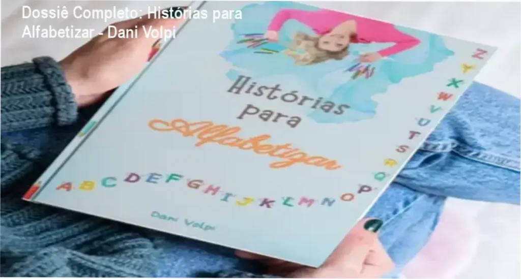 Capa do ebook Histórias para Alfabetizar de Dani Volpi focado em consciência fonológica