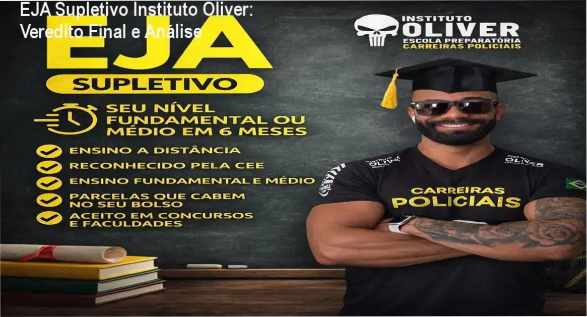 EJA Supletivo Instituto Oliver: Veredito Final e Análise 2 https://cursoss.com.br/veredito-curso-banho-tosa-pet-pro/ Interface do curso EJA Supletivo EAD do Instituto Oliver em um notebook e smartphone