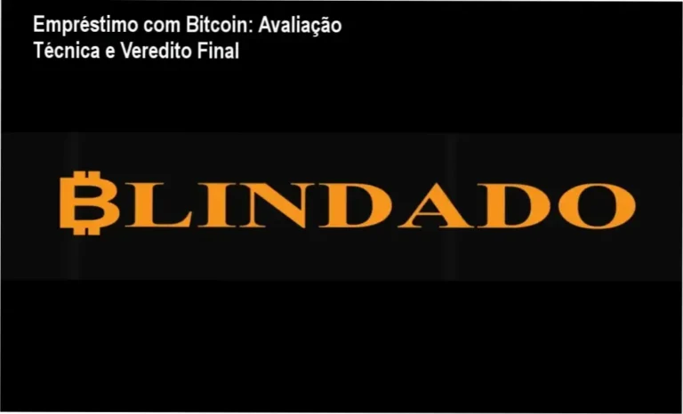 Representação visual de colateralização de Bitcoin para obtenção de liquidez financeira