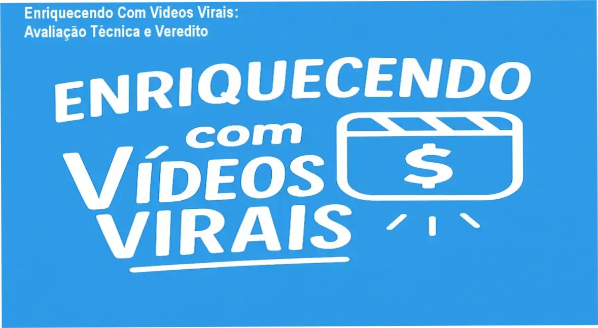 Representação do método Enriquecendo Com Videos Virais com foco em vídeos prontos e afiliados Shopee