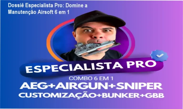 Equipamentos de airsoft e ferramentas técnicas para manutenção profissional do curso Especialista Pro