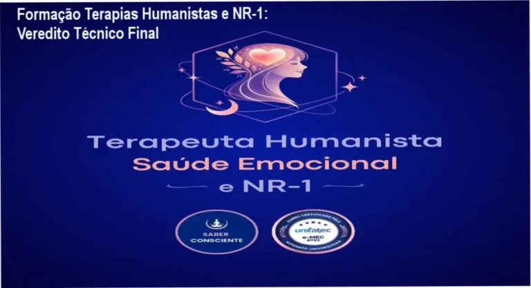 Material de estudo e certificação da Formação em Terapias Humanistas e Saúde Emocional