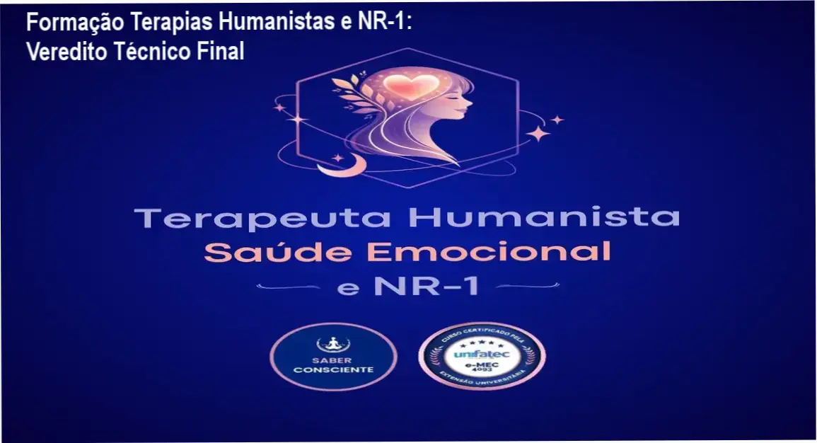 Material de estudo e certificação da Formação em Terapias Humanistas e Saúde Emocional