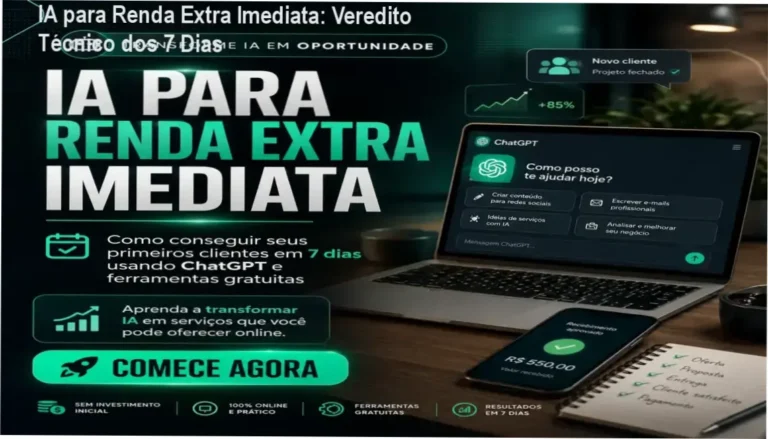 IA para Renda Extra Imediata de Raphael Rodrigues Oliveira bastidores e funcionamento do plano de 7 dias