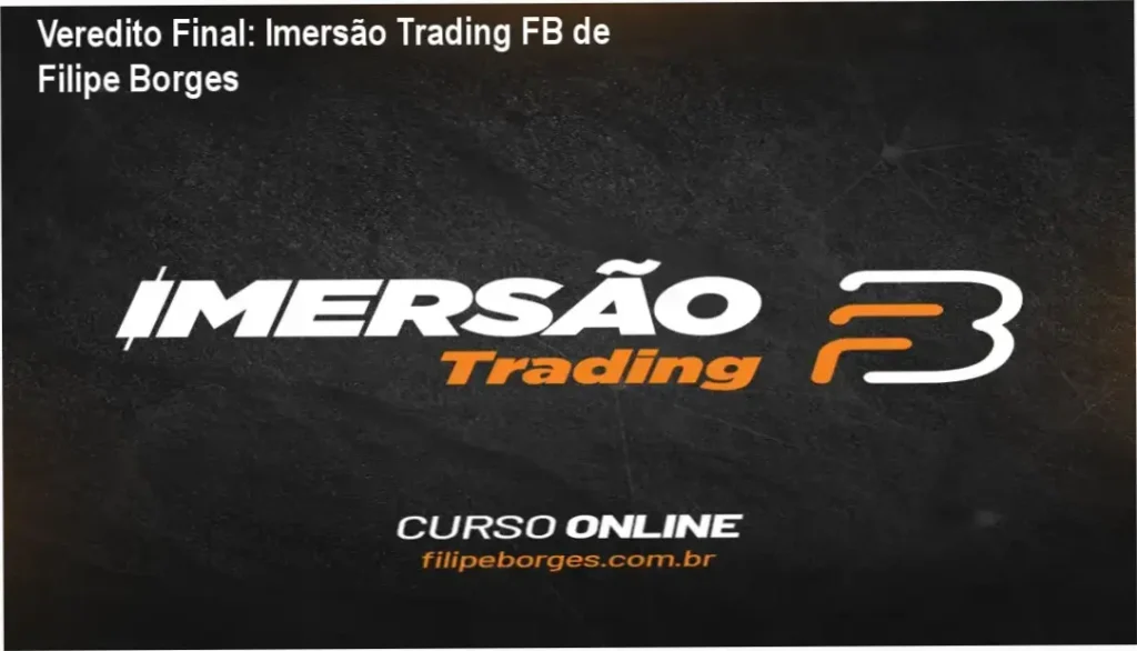 Interface do curso Formação para Investidores e Traders de Filipe Borges focada em análise técnica