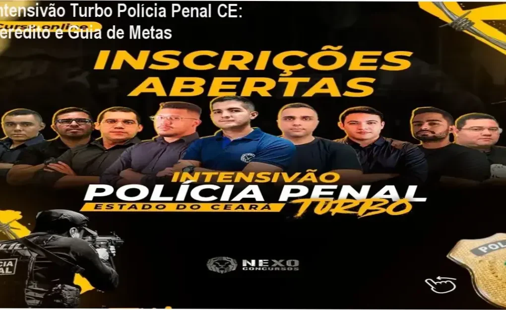 Material de estudo do Intensivão Turbo Polícia Penal do Ceará da Nexo Concursos