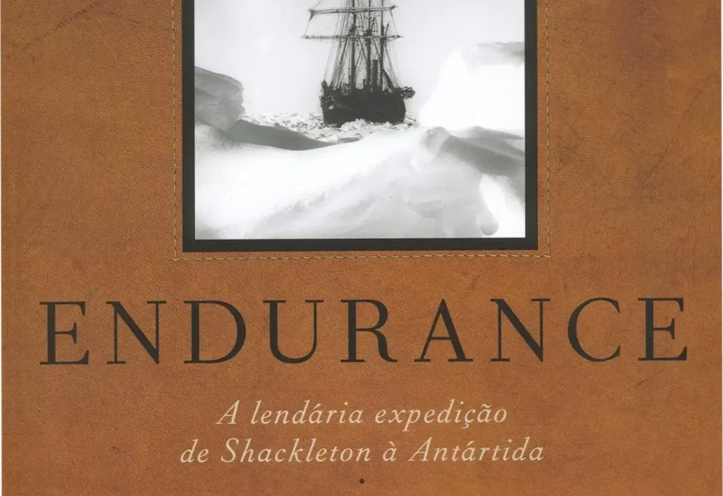Capa do livro Endurance de Caroline Alexander sobre a lendária expedição de Shackleton