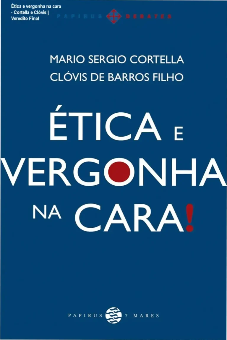 Capa do livro Ética e vergonha na cara de Mario Sergio Cortella e Clóvis de Barros Filho