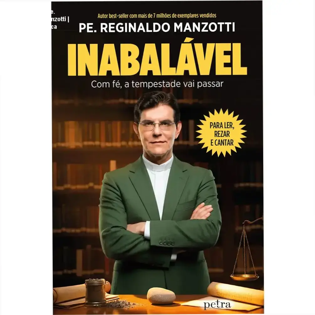 Inabalável - Pe. Reginaldo Manzotti | Análise Técnica 2 https://cursoss.com.br/confissoes-santo-agostinho-edicao-luxo-analise/ Capa do livro Inabalável do Padre Reginaldo Manzotti sobre fé e superação