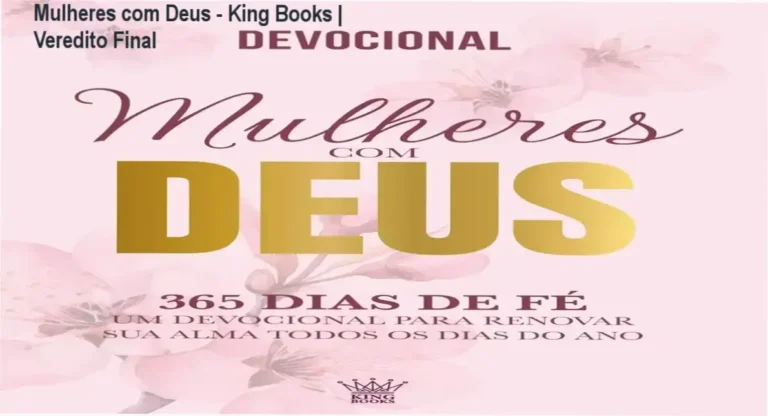 Capa do livro Mulheres com Deus 365 Dias de Fé, devocional cristão feminino