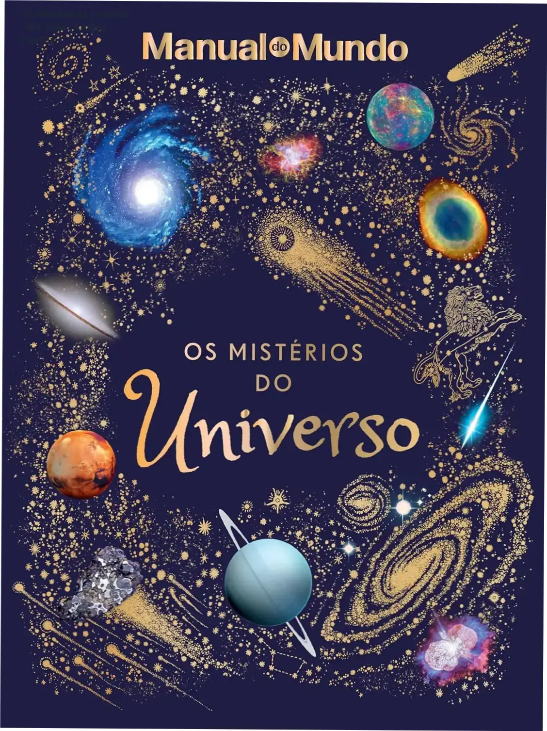 Capa do livro Os Mistérios do Universo de Will Gater e Manual do Mundo