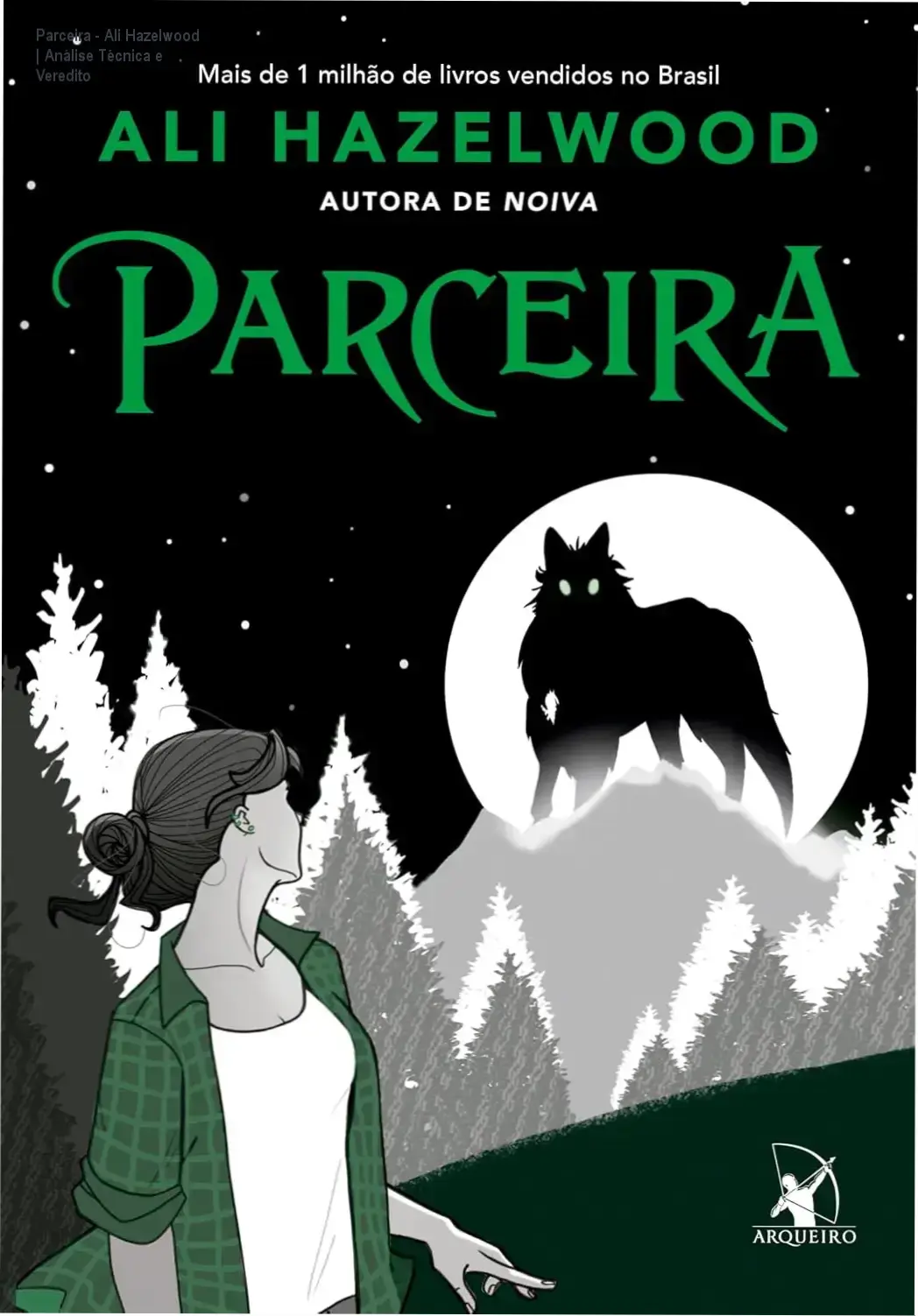 Capa do livro Parceira de Ali Hazelwood destacando a temática de romance paranormal