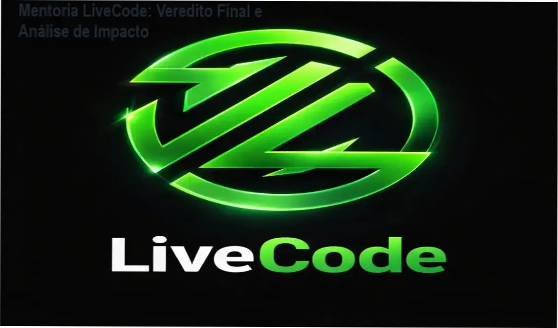 Interface da Mentoria LiveCode demonstrando automação de vendas no TikTok Shop