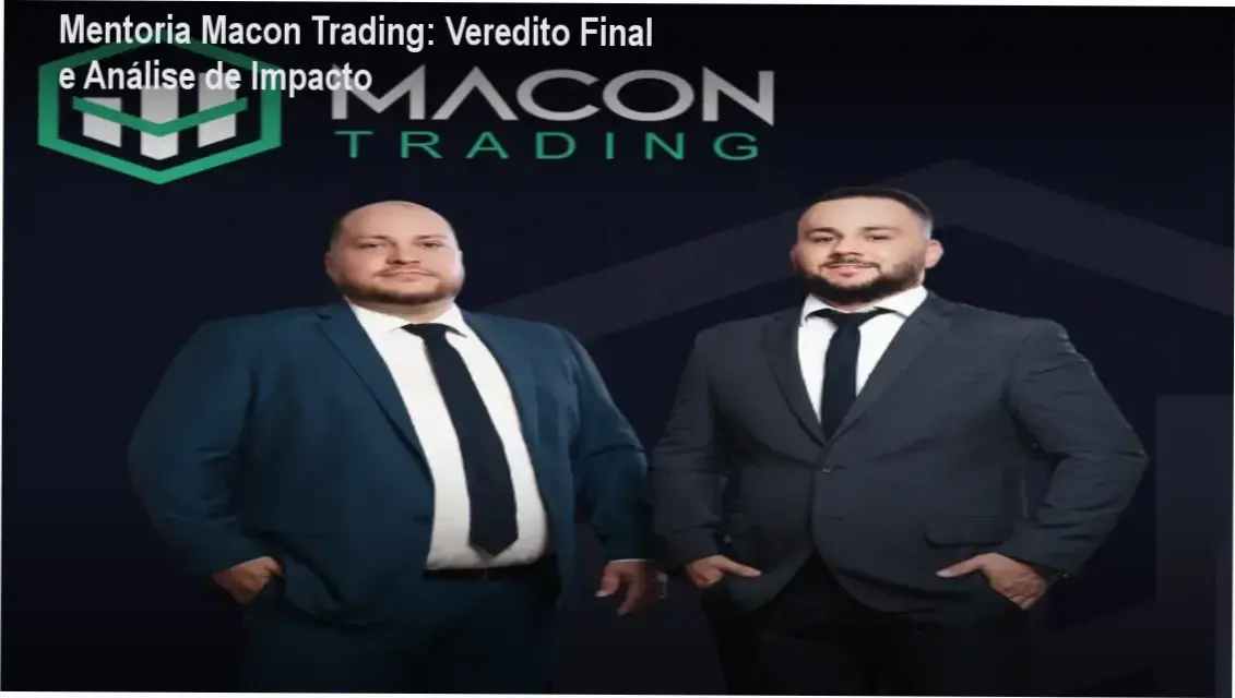 Interface de trading profissional representando a metodologia da Mentoria Macon Trading