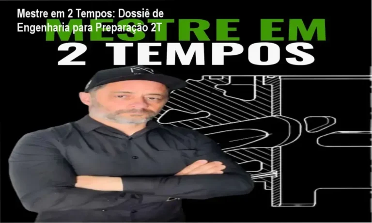 Vinicius Anflor demonstrando a engenharia de performance em motores 2 tempos