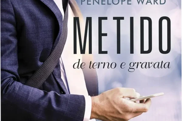 Capa do eBook Metido de Terno e Gravata de Vi Keeland e Penelope Ward em um dispositivo digital