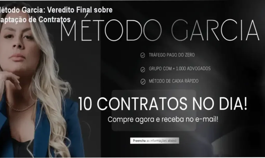 Método Garcia de Jéssica Garcia: visão interna da estratégia de captação jurídica