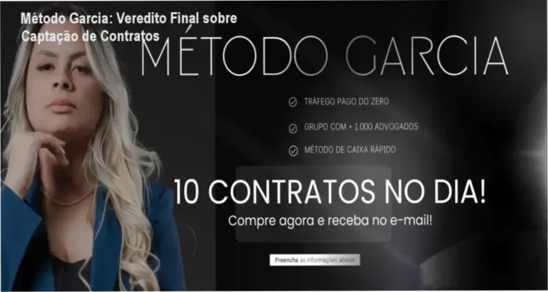 Método Garcia de Jéssica Garcia: visão interna da estratégia de captação jurídica