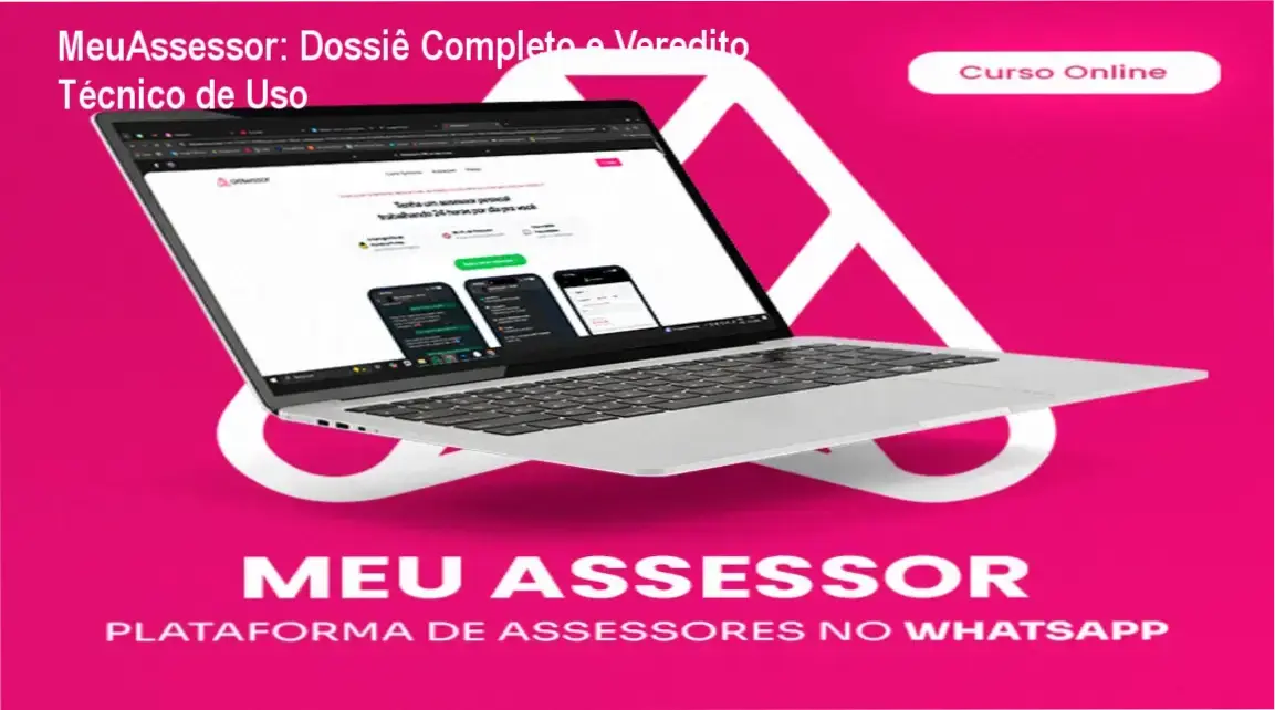 Interface do MeuAssessor demonstrando controle financeiro via WhatsApp