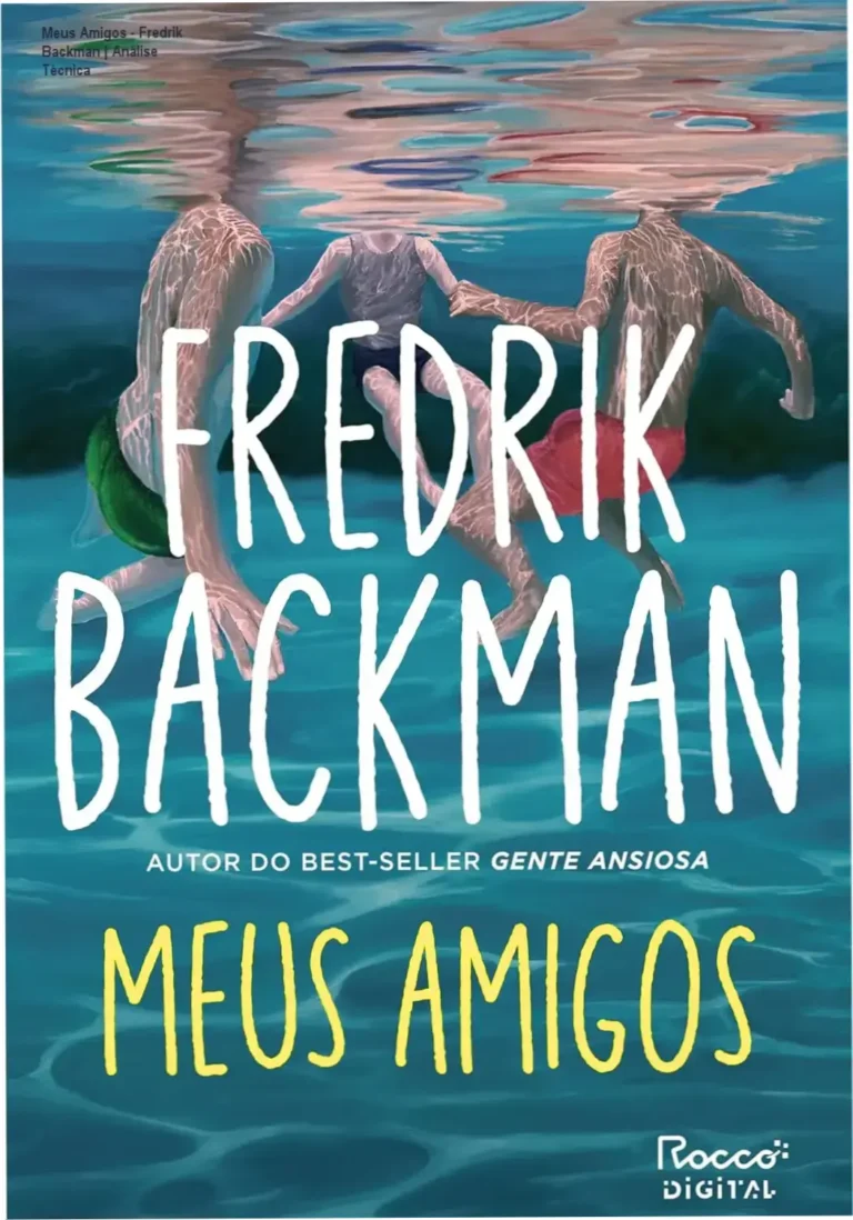 Capa do eBook Meus Amigos de Fredrik Backman explorando temas de amizade e arte