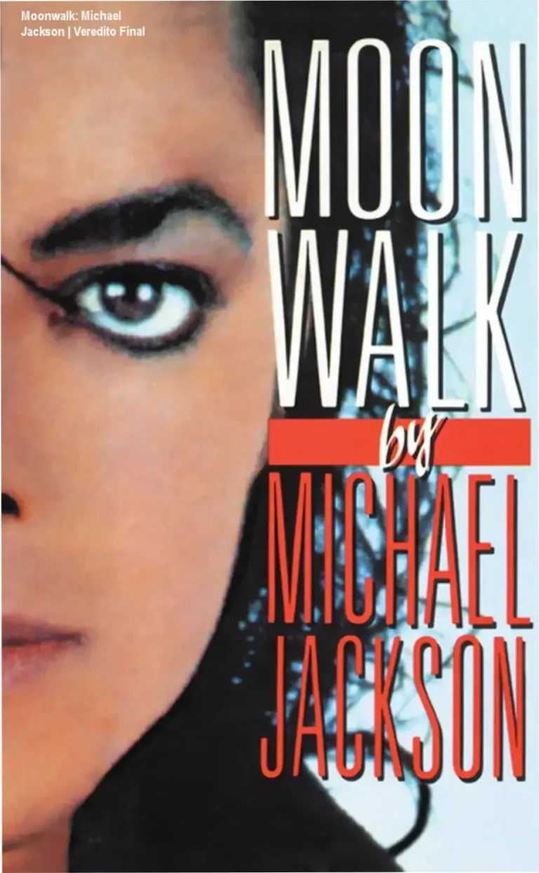 Capa do livro Moonwalk memórias de Michael Jackson edição inglês