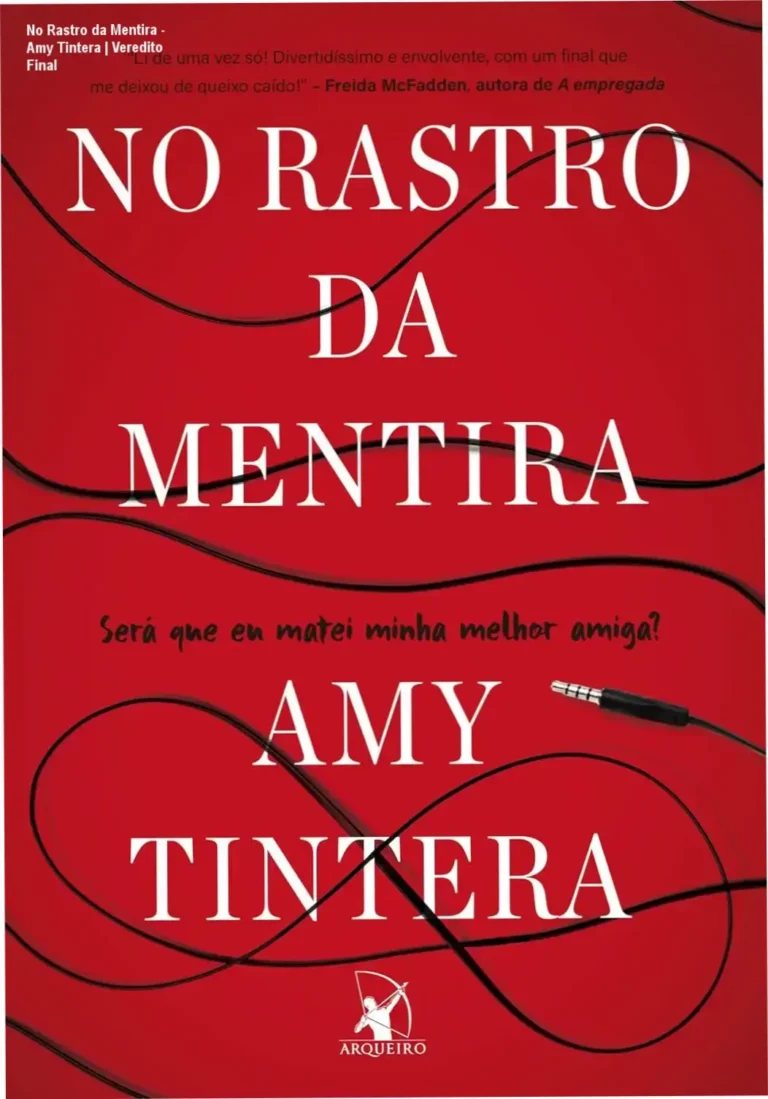 Capa do ebook No Rastro da Mentira de Amy Tintera exibida em dispositivo digital