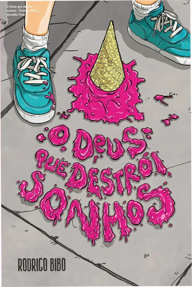 Capa do livro O Deus que destrói sonhos de Rodrigo Bibo em dispositivo digital