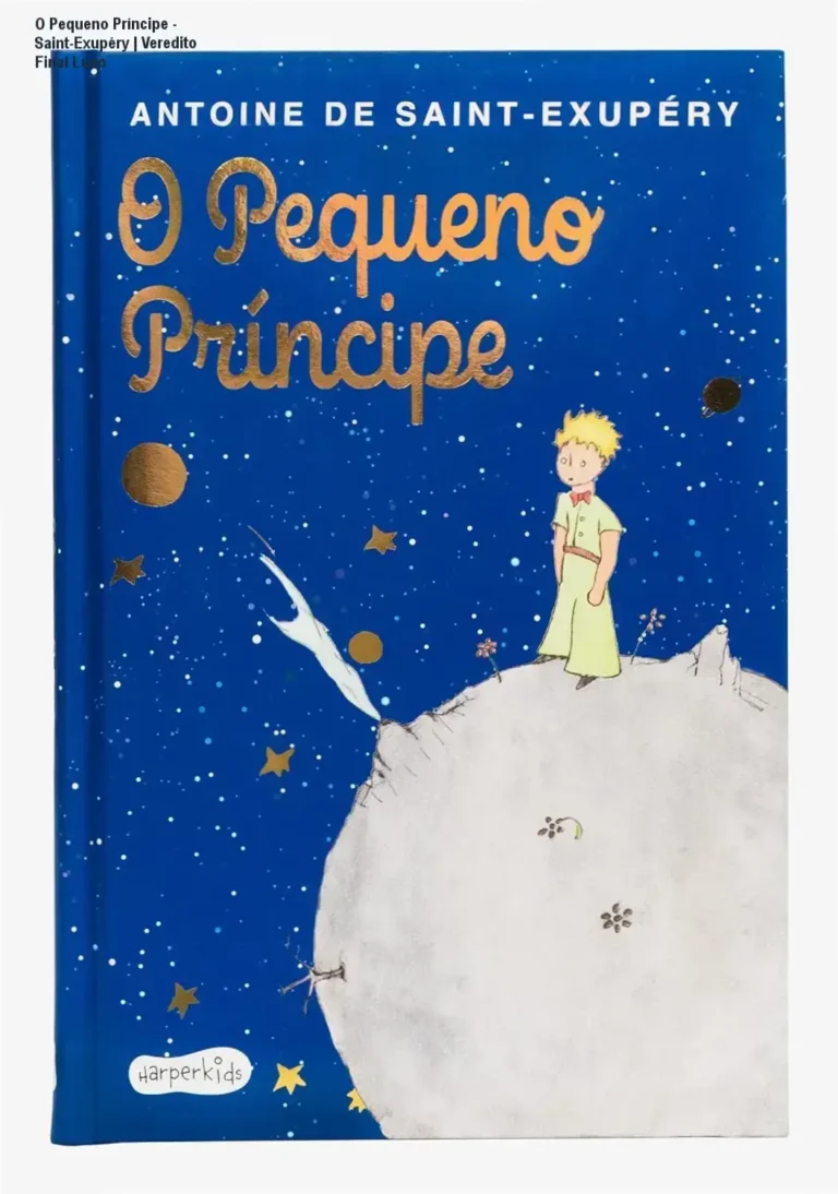 Livro O Pequeno Príncipe edição de luxo com capa almofadada e ilustrações originais
