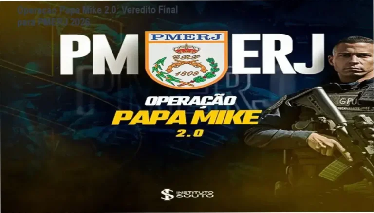 Operação Papa Mike 2.0 Professor Ismael Souto bastidores e funcionamento do curso