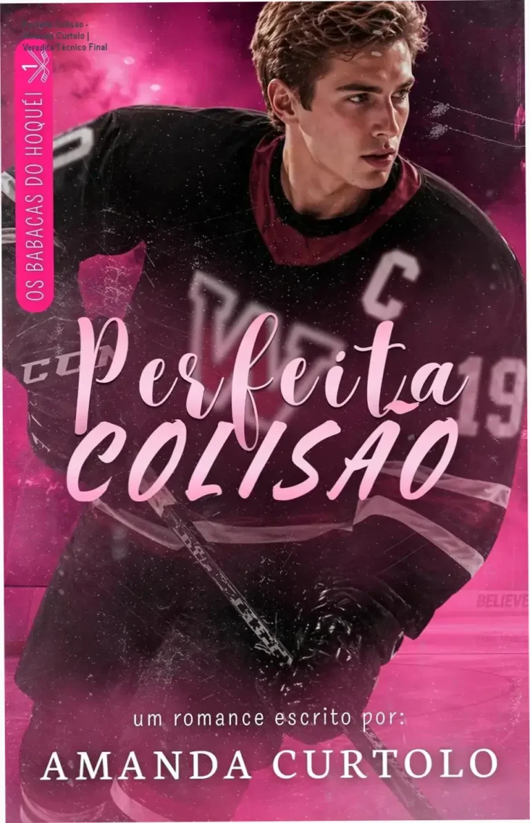 Capa do eBook Perfeita Colisão de Amanda Curtolo com temática de romance de hóquei