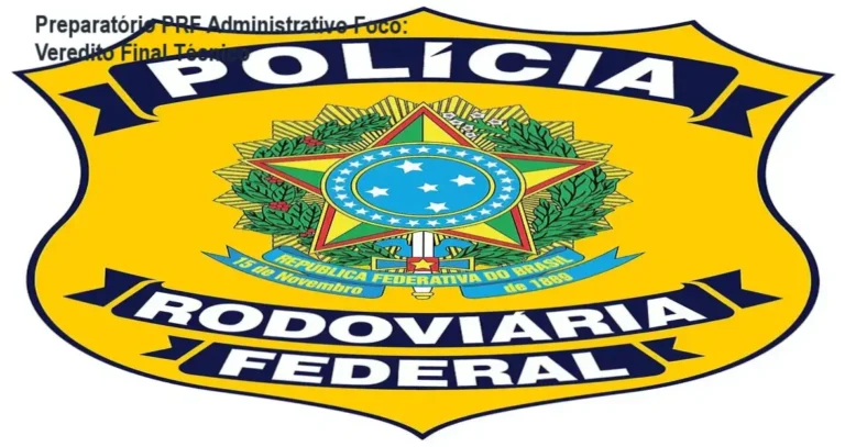 Material de estudo do Preparatório PRF Administrativo Foco com simulados e questões