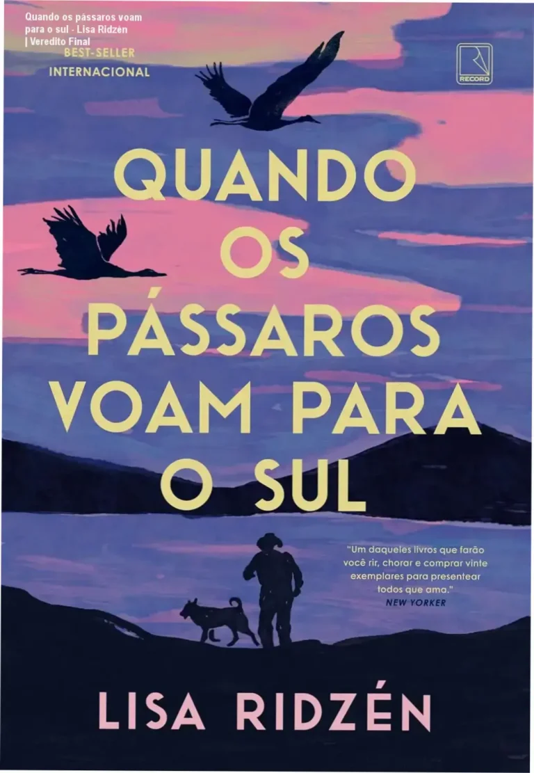 Capa do livro Quando os pássaros voam para o sul de Lisa Ridzén em formato digital
