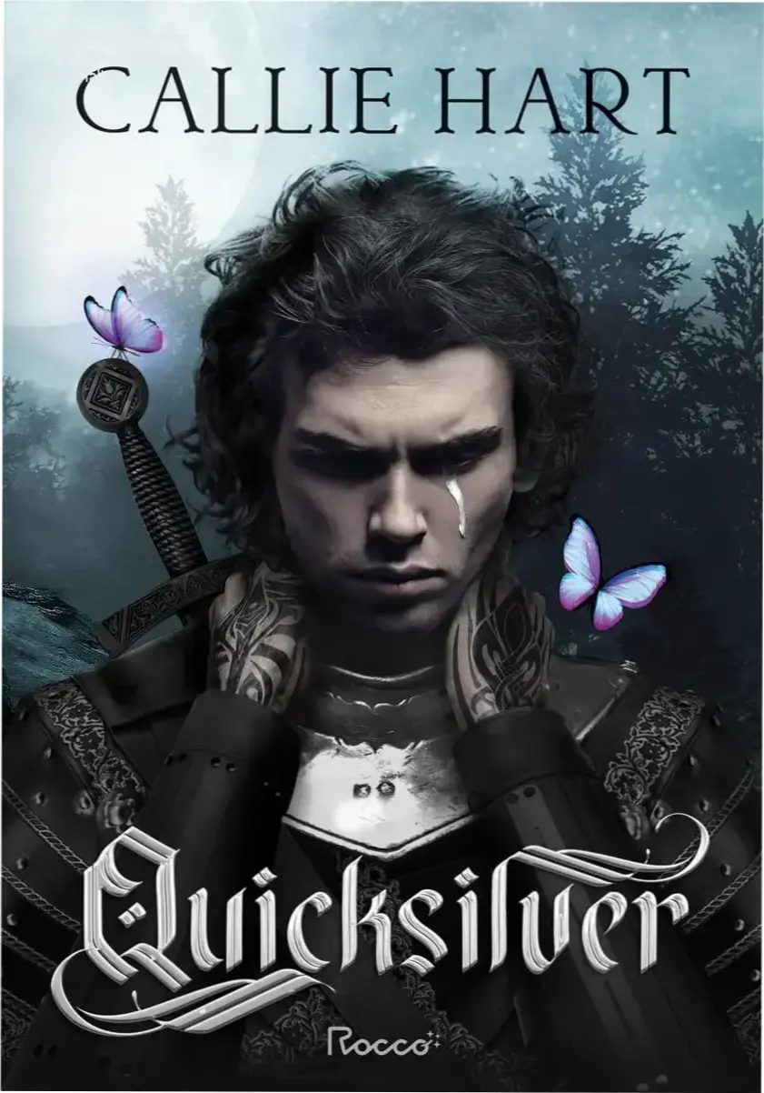 Capa do livro Quicksilver de Callie Hart, destacando a estética de fantasia adulta e alquimia