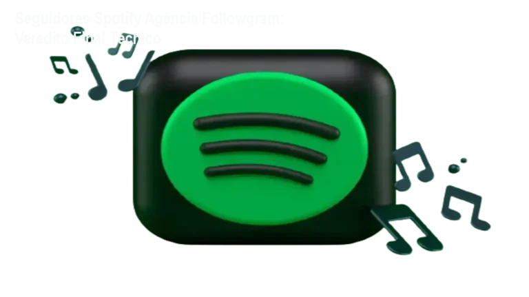 Crescimento de seguidores em perfil de artista Spotify via Agência Followgram